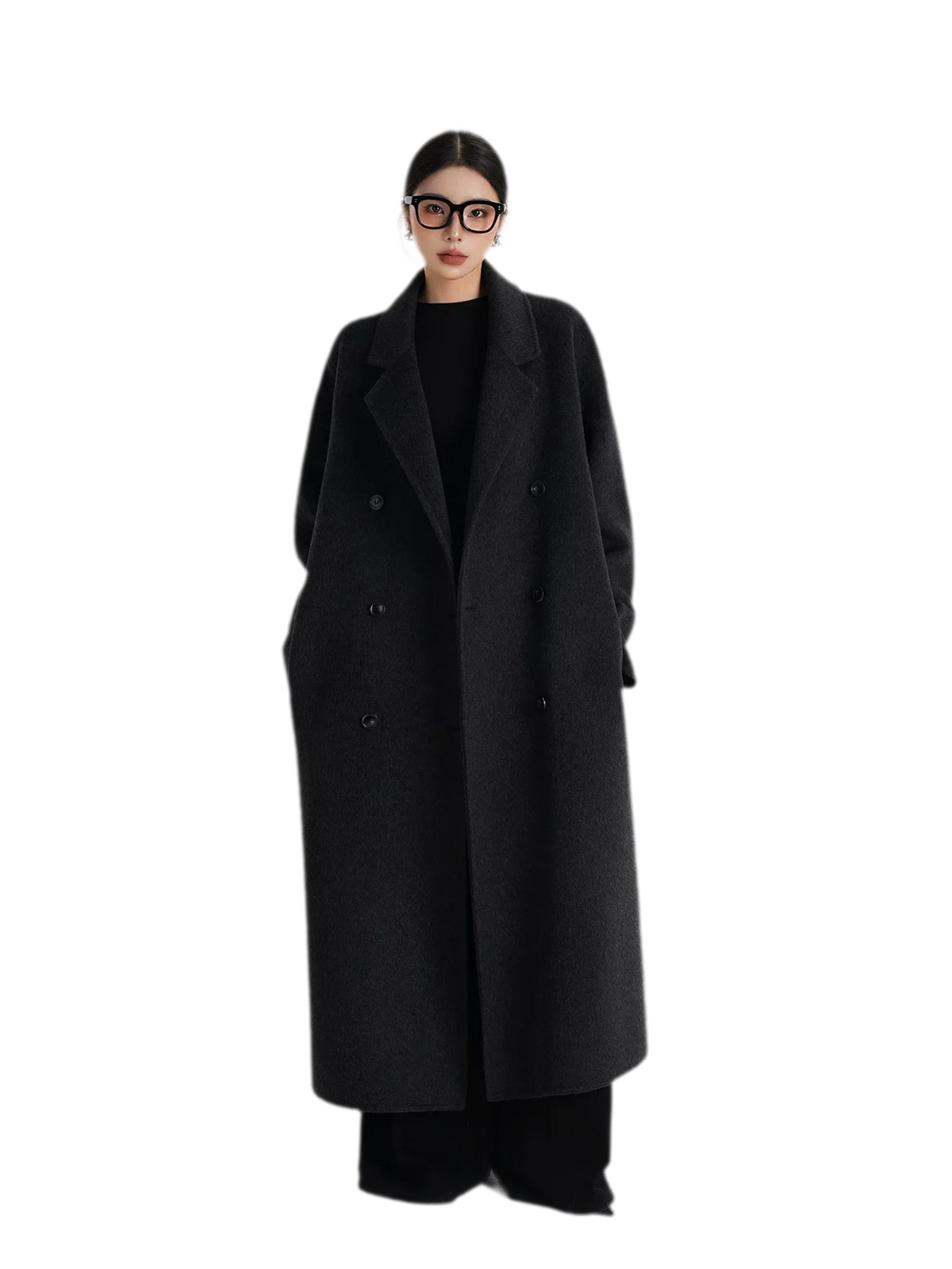 Hand-Sewn Oversized Wool Coat
