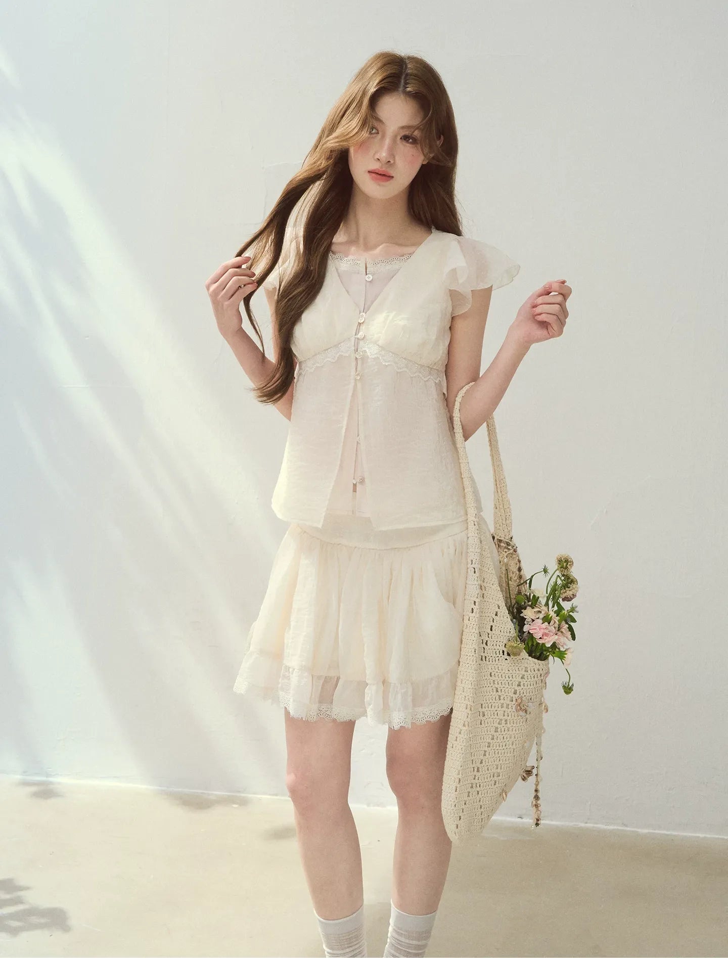 Shell Girl Blouse Skirt