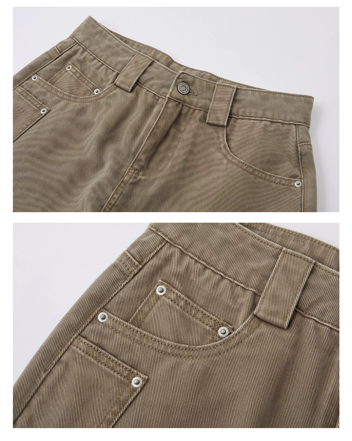 Utility Style Denim Shorts