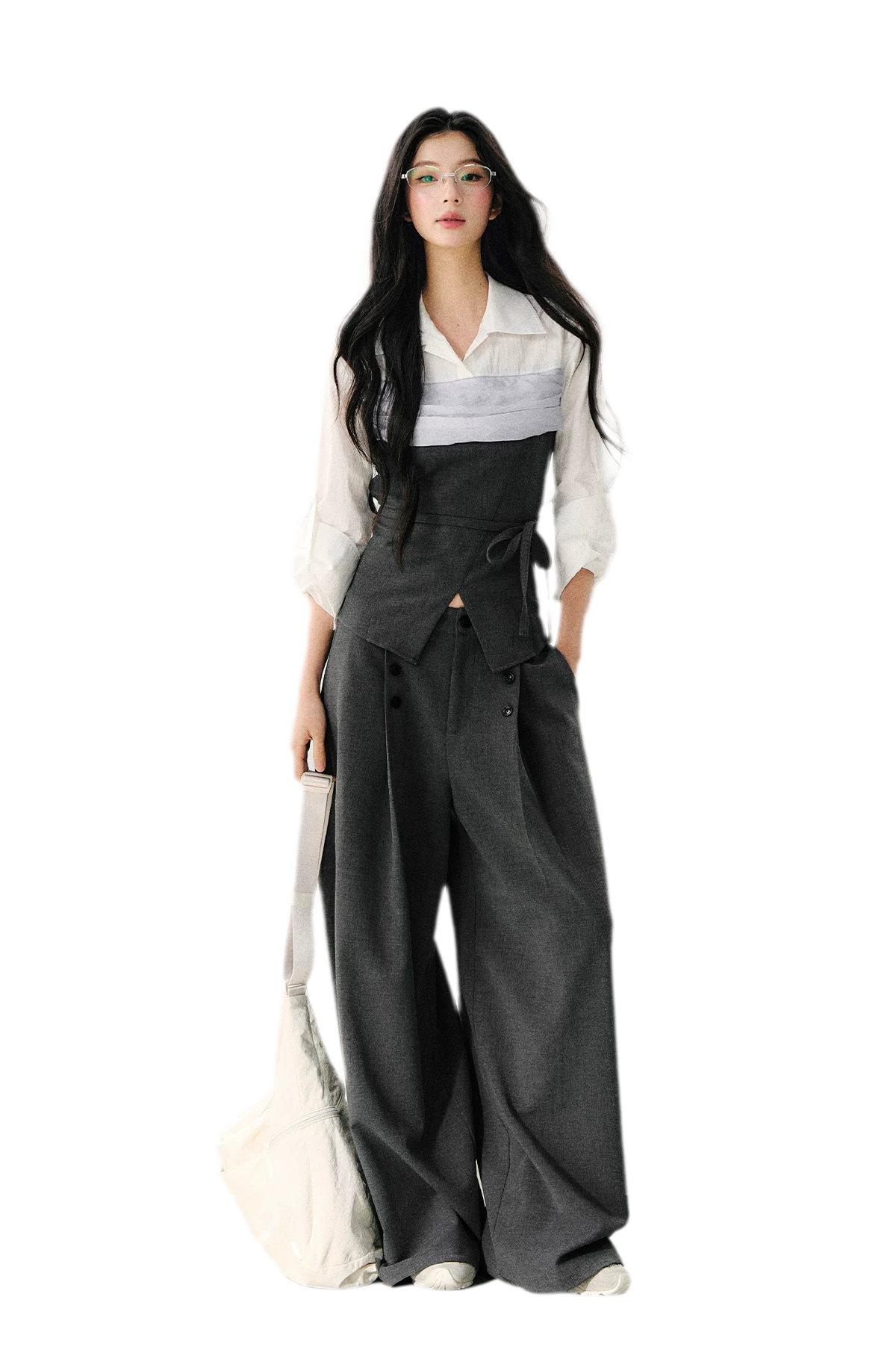 Layered Bustier Shirt