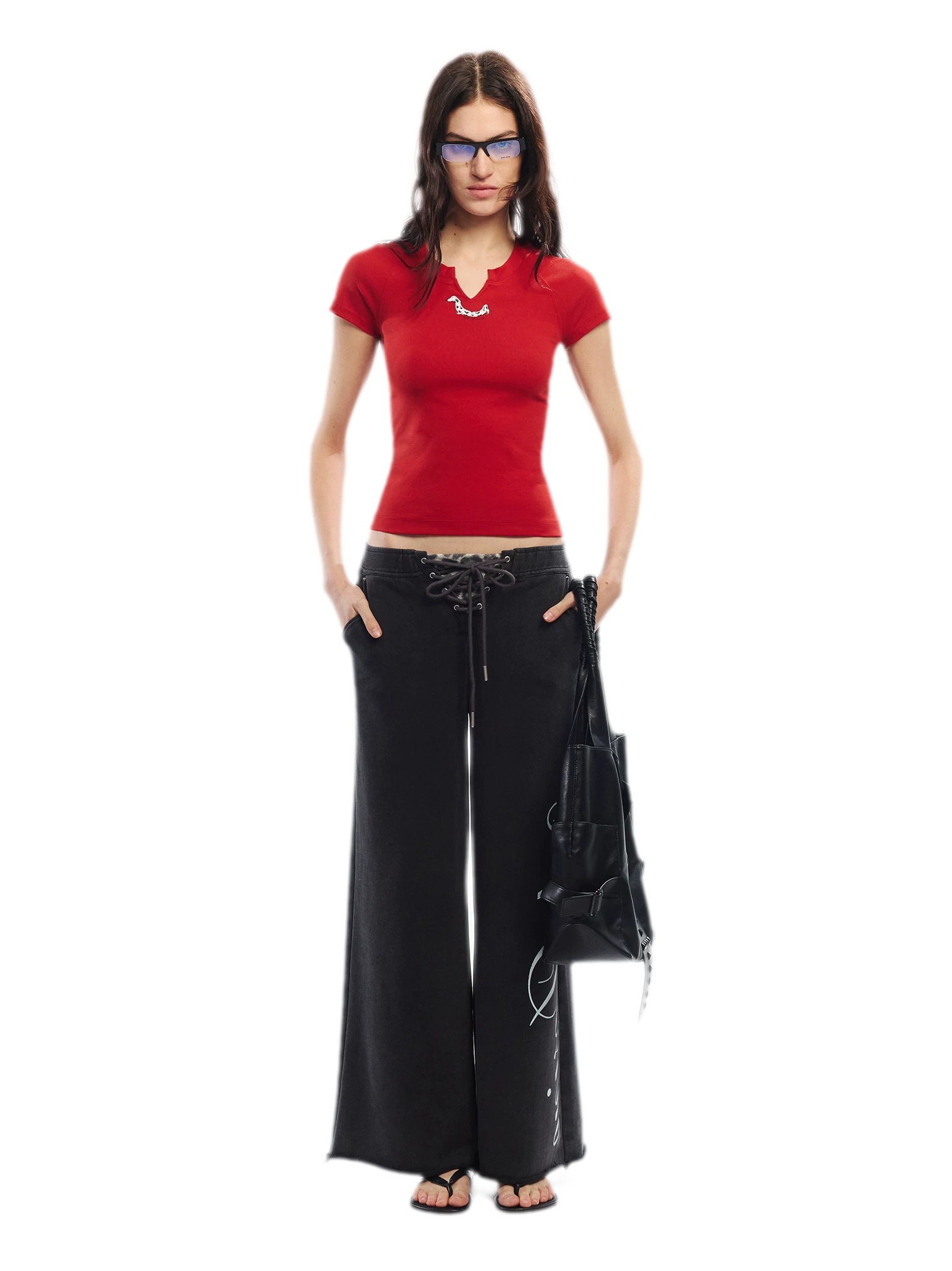 Summer V-neck Slim Fit T-shirt