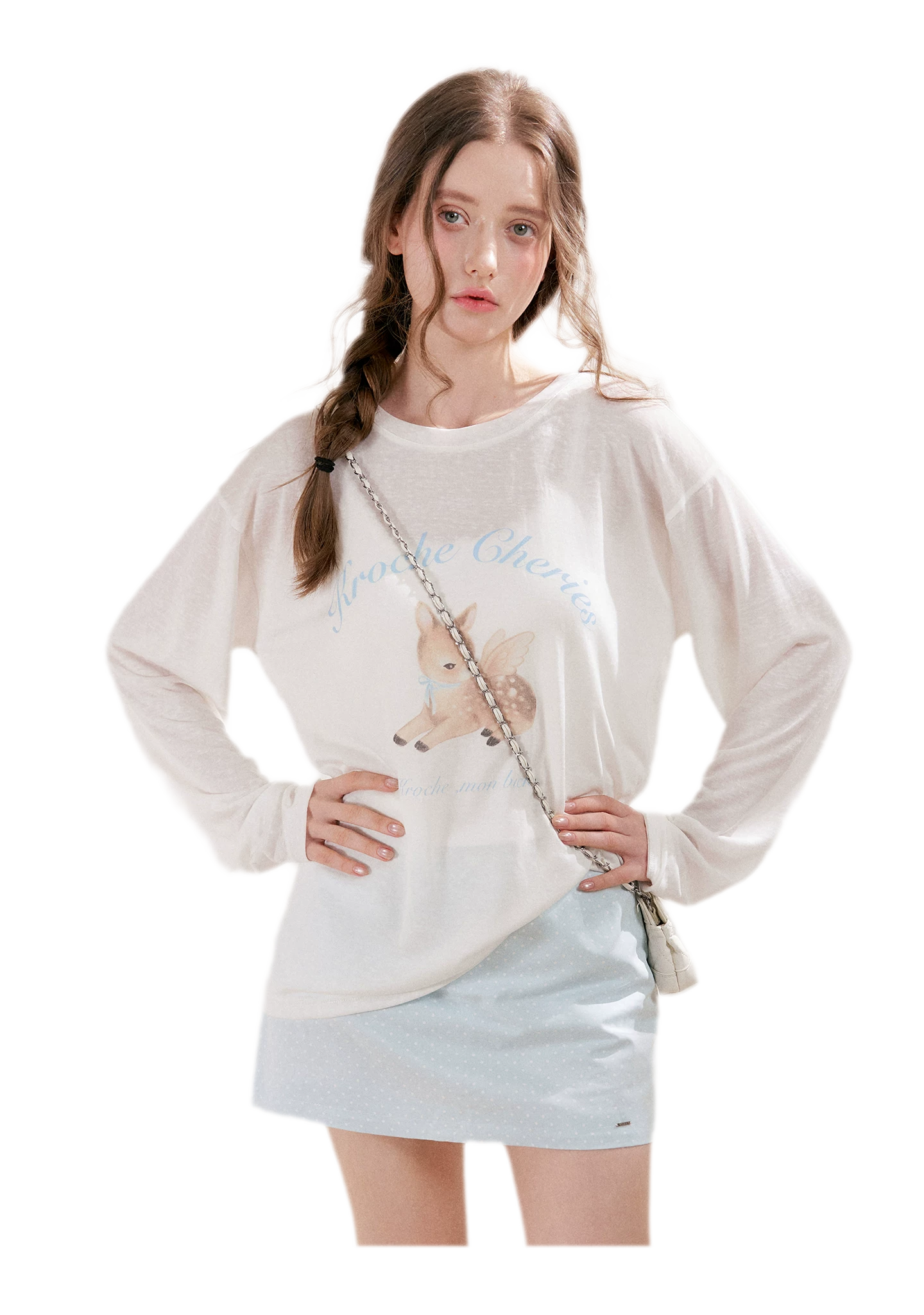 Hand-Painted Deer Shirt