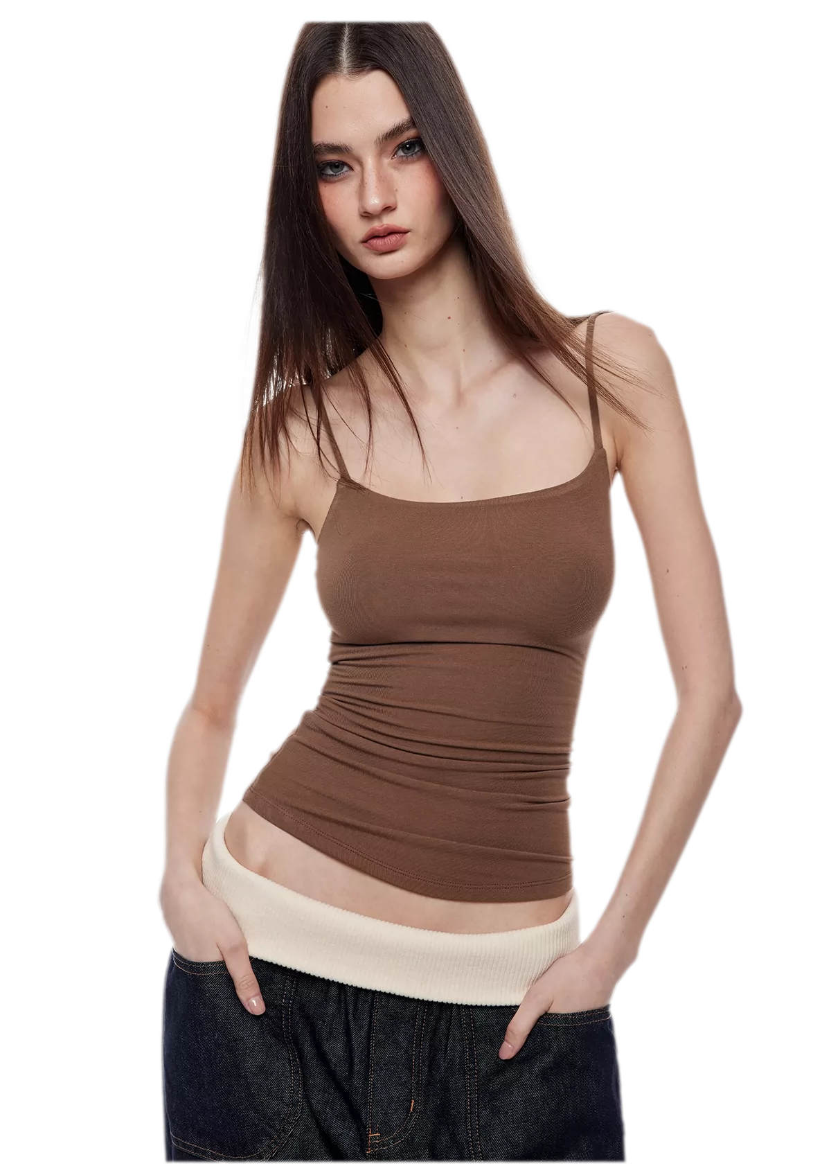 Layered Stretch Camisole Set