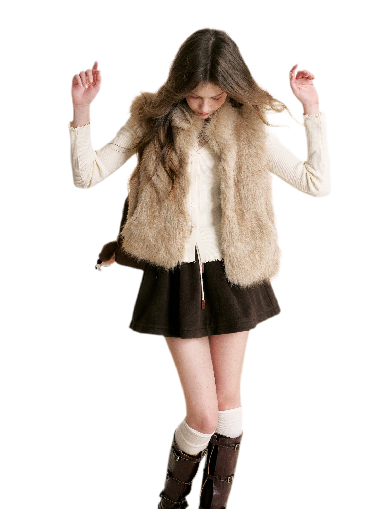 Eco Faux Fur Vest