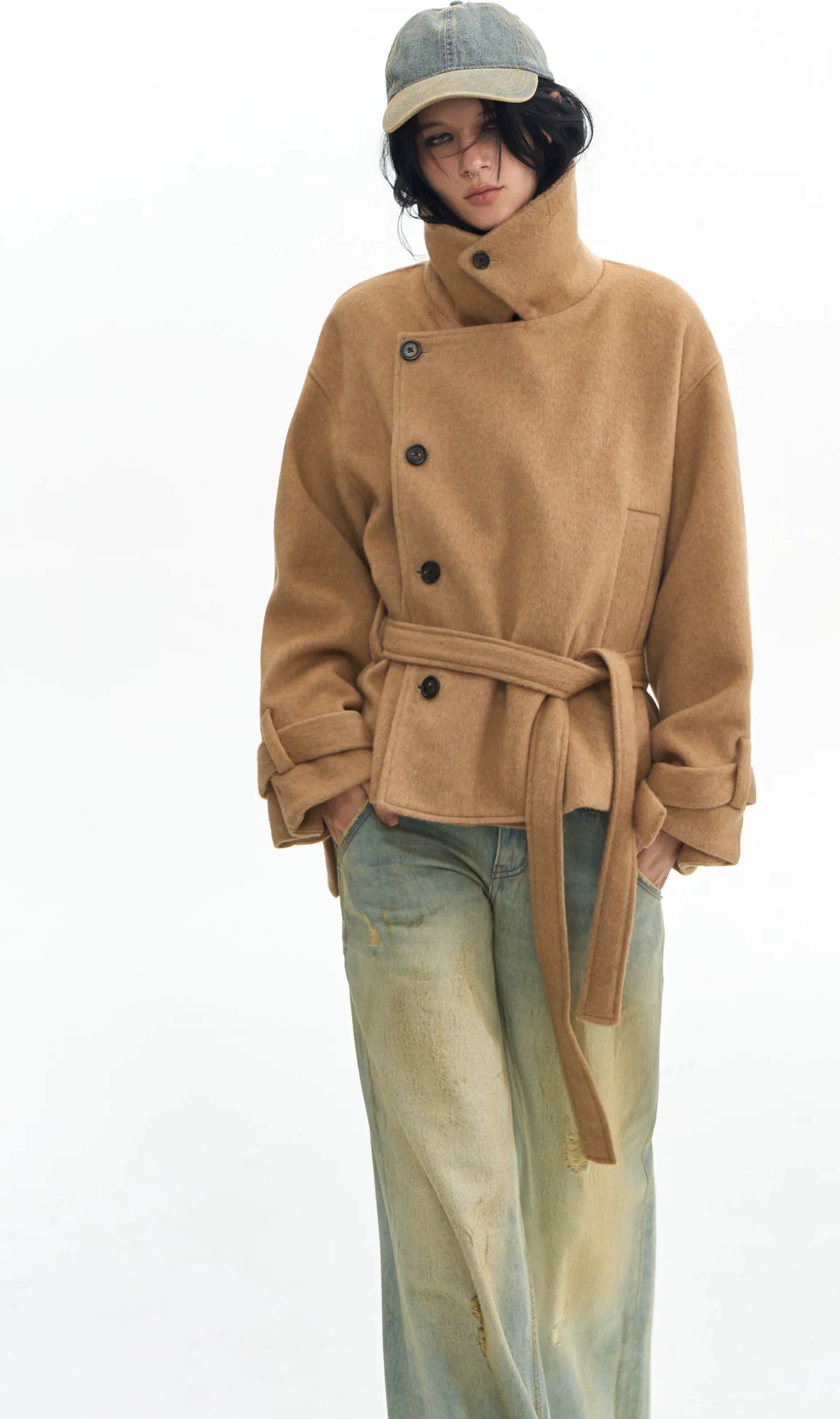 Luxe Belted Wool Coat