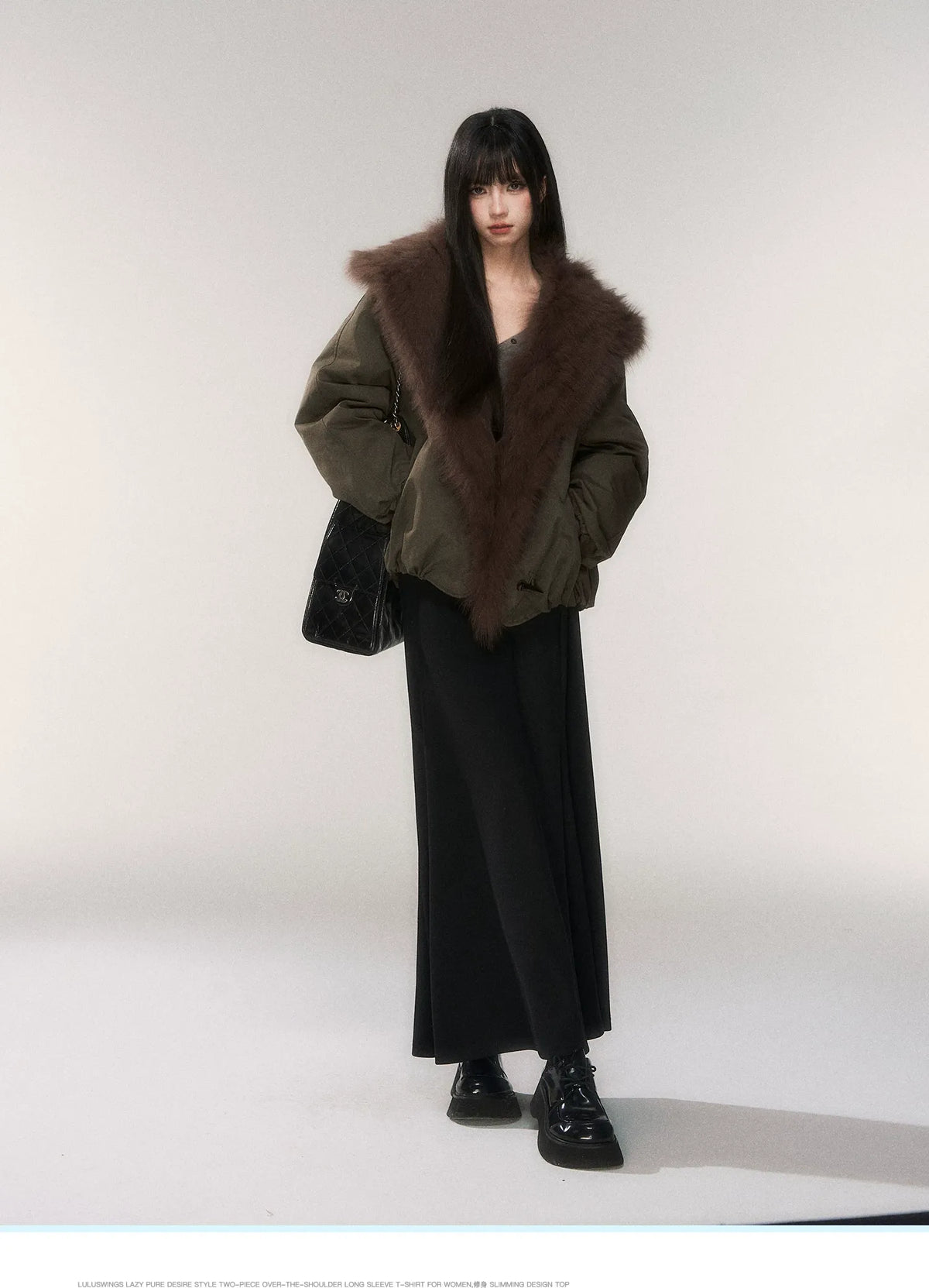 Goose Down Fox Fur Jacket