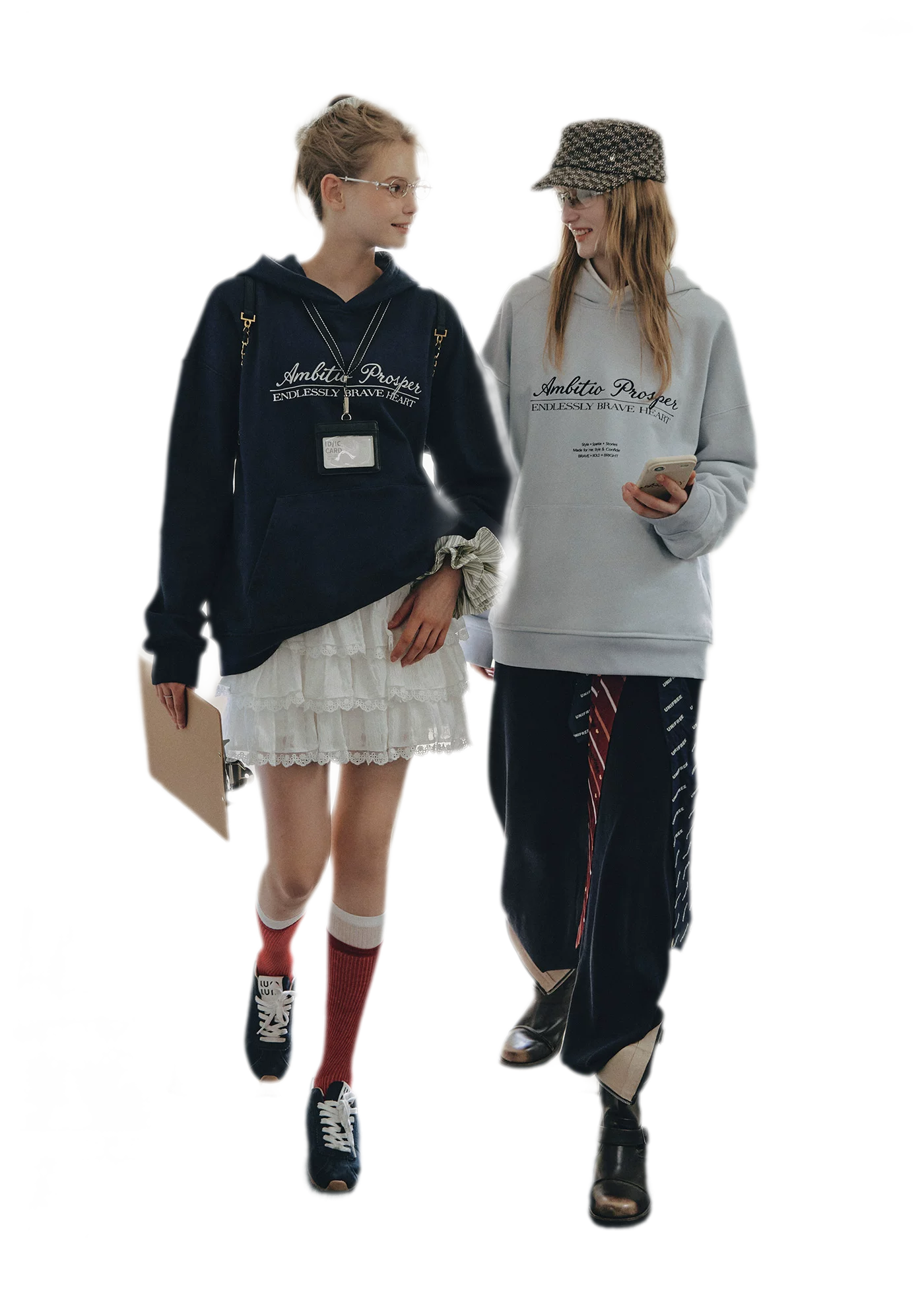 Embroidered Cotton Hooded Sweatshirt