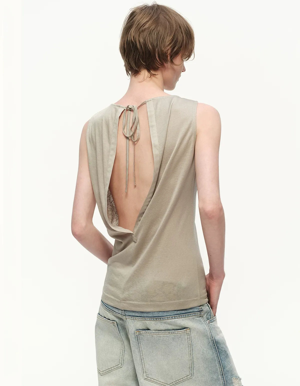Snowflake Lyocell Back Tank