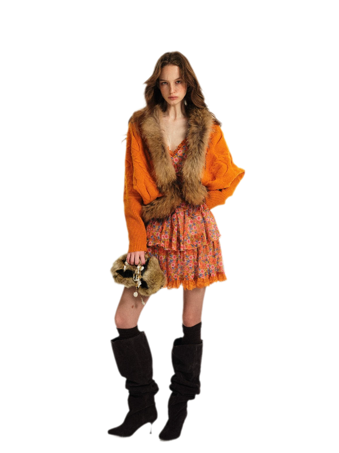 Cable Knit Batwing Cardigan