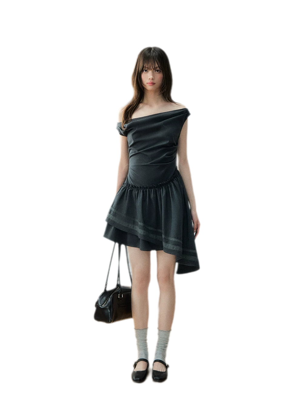 Asymmetric One-Shoulder Dress