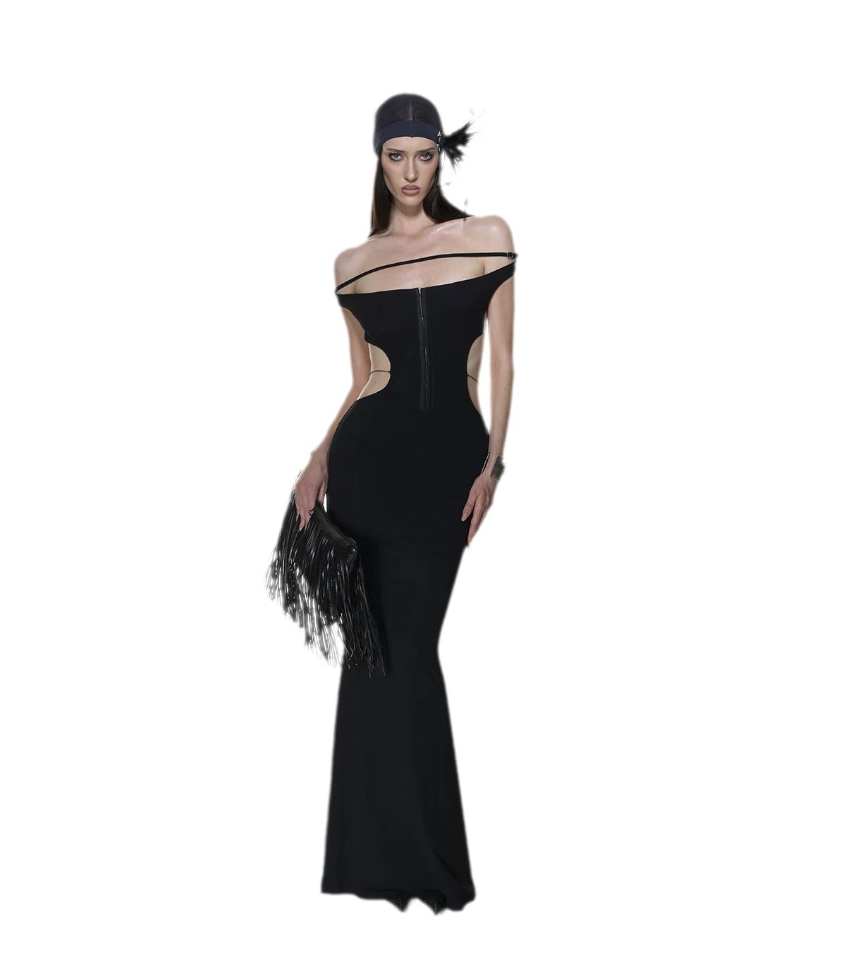 Back Tie Mermaid Dress