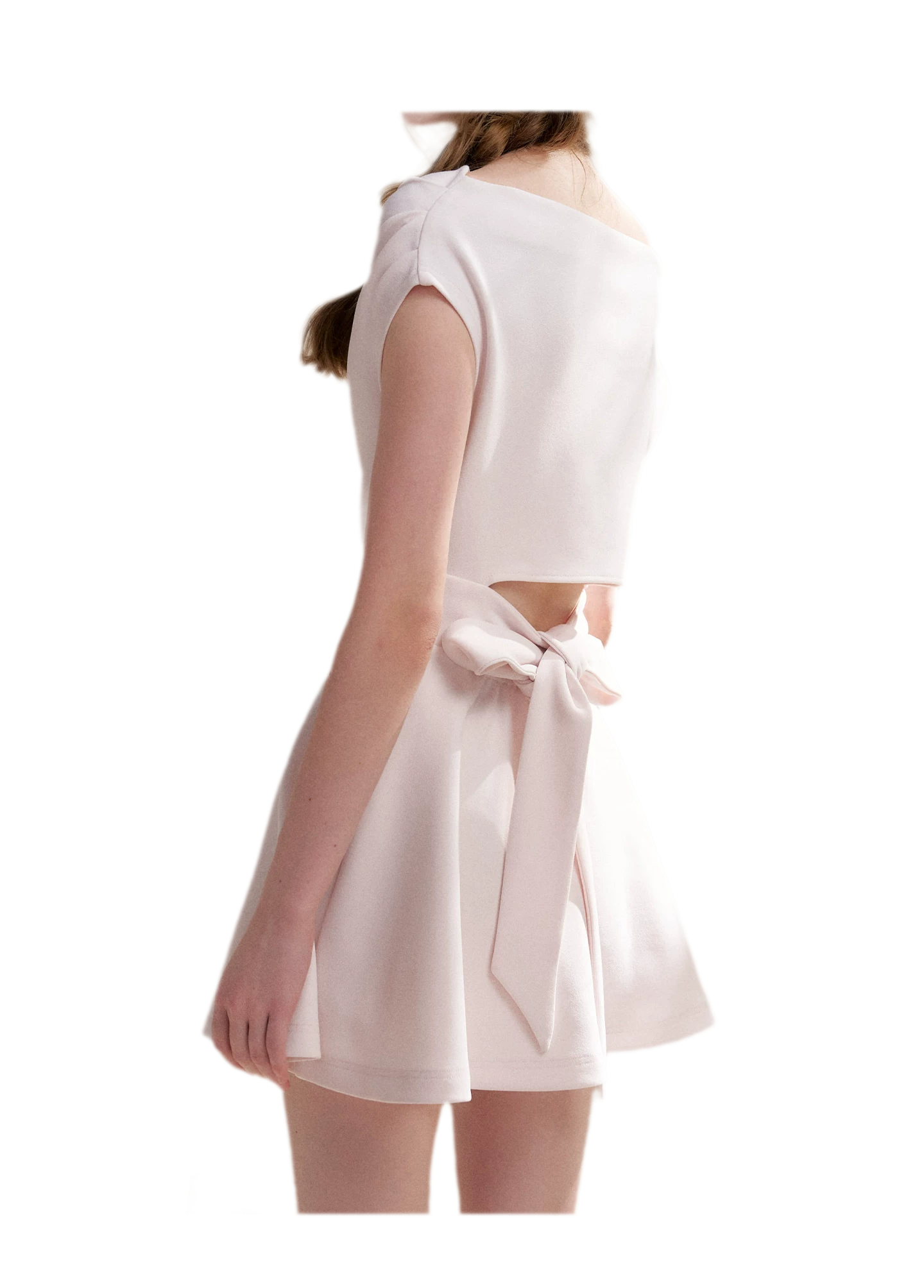 Romantic French Off-Shoulder Short Dress