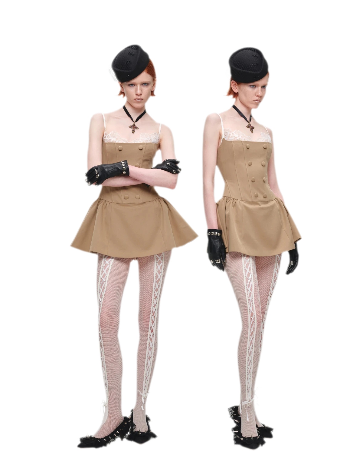 Lace Boned Cami Dress