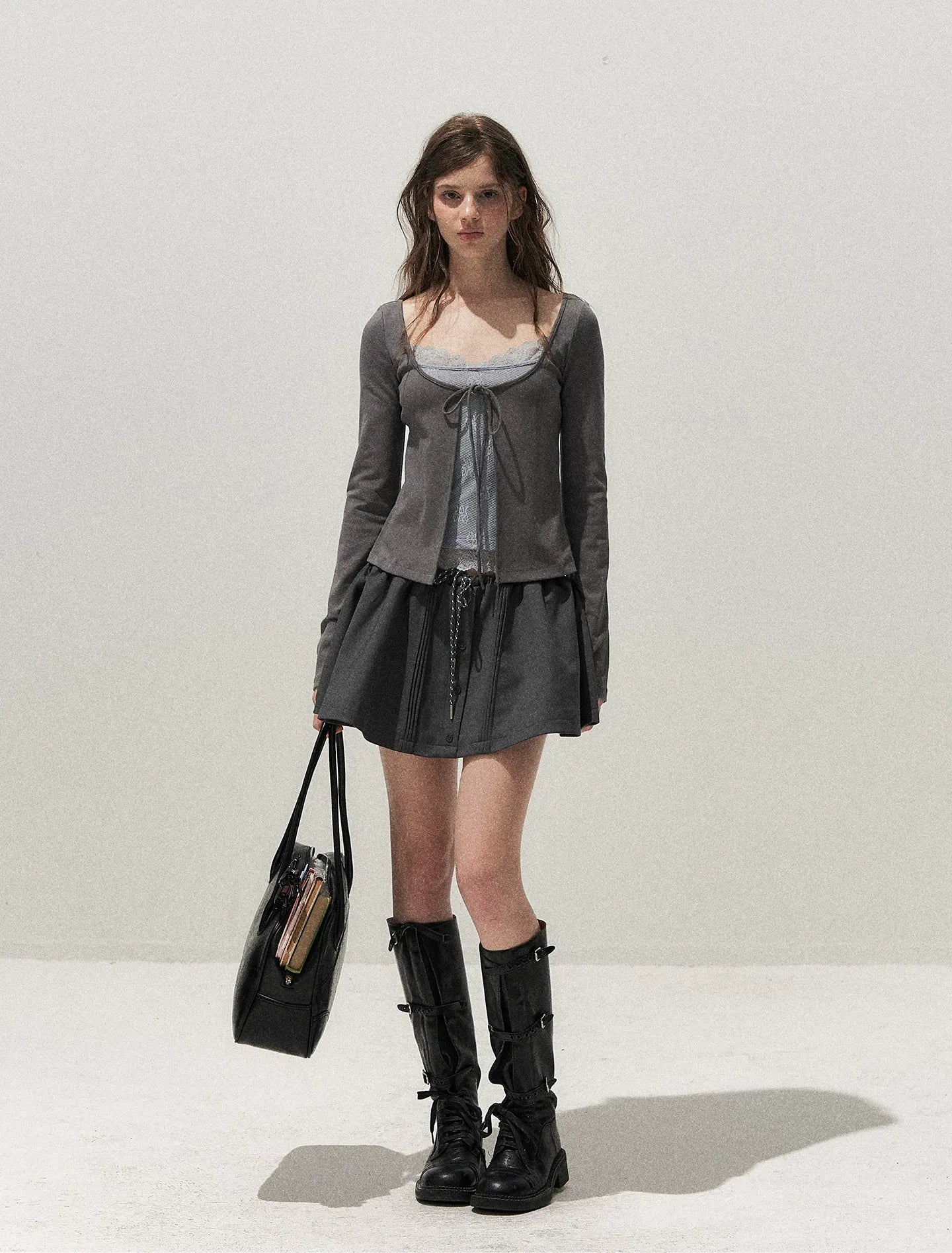 Lace Layered Long-Sleeve T-Shirt