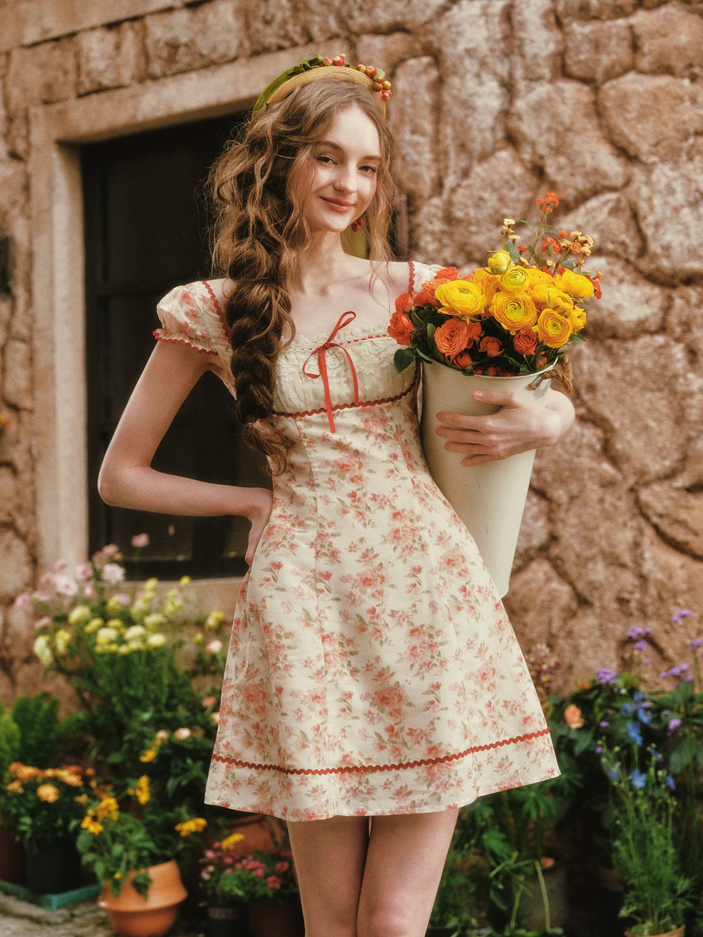 Lace Floral Dress