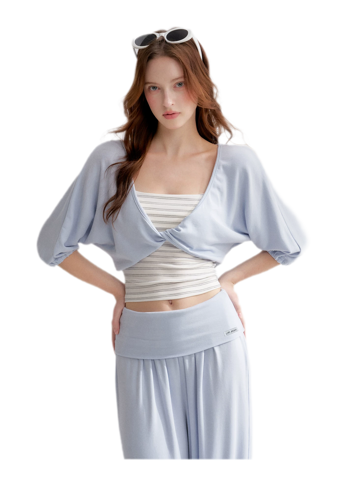 Lantern Sleeve Knit Set