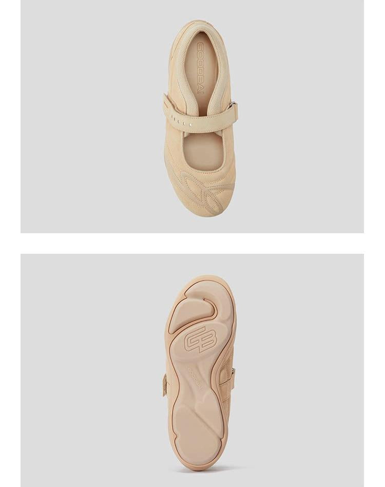 Sporty Open Mary Jane Shoes
