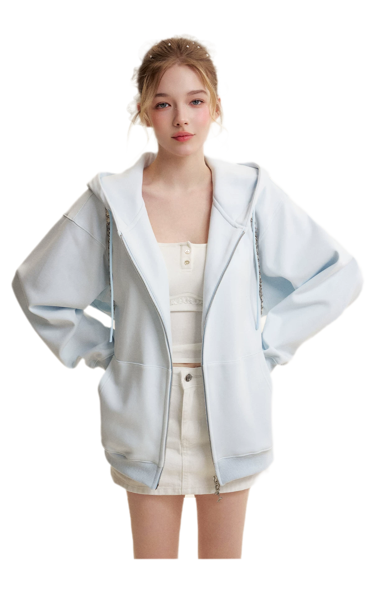 Organic Fleece Hooded Hoodie