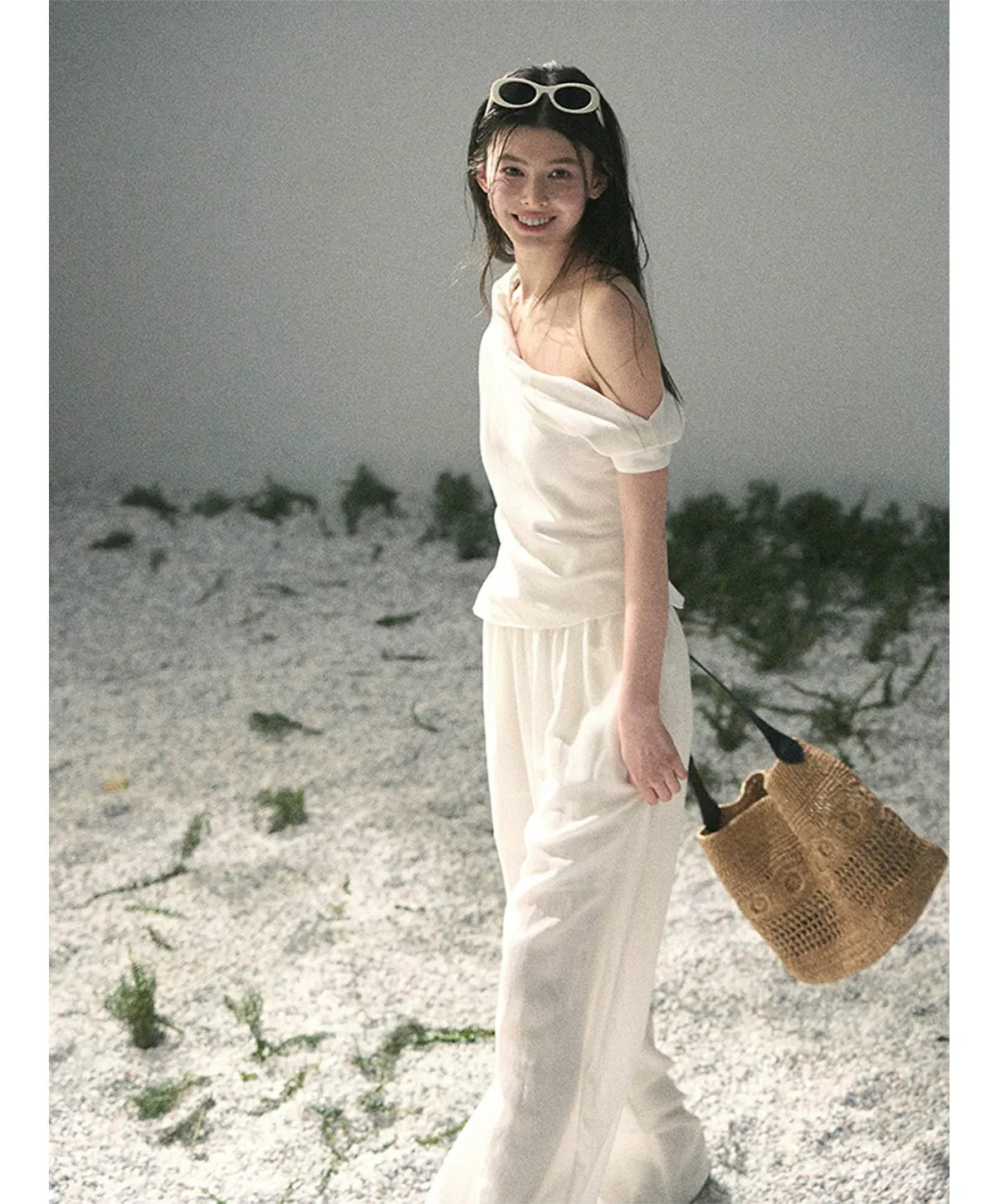 Textured Slouchy Wide-Leg Set