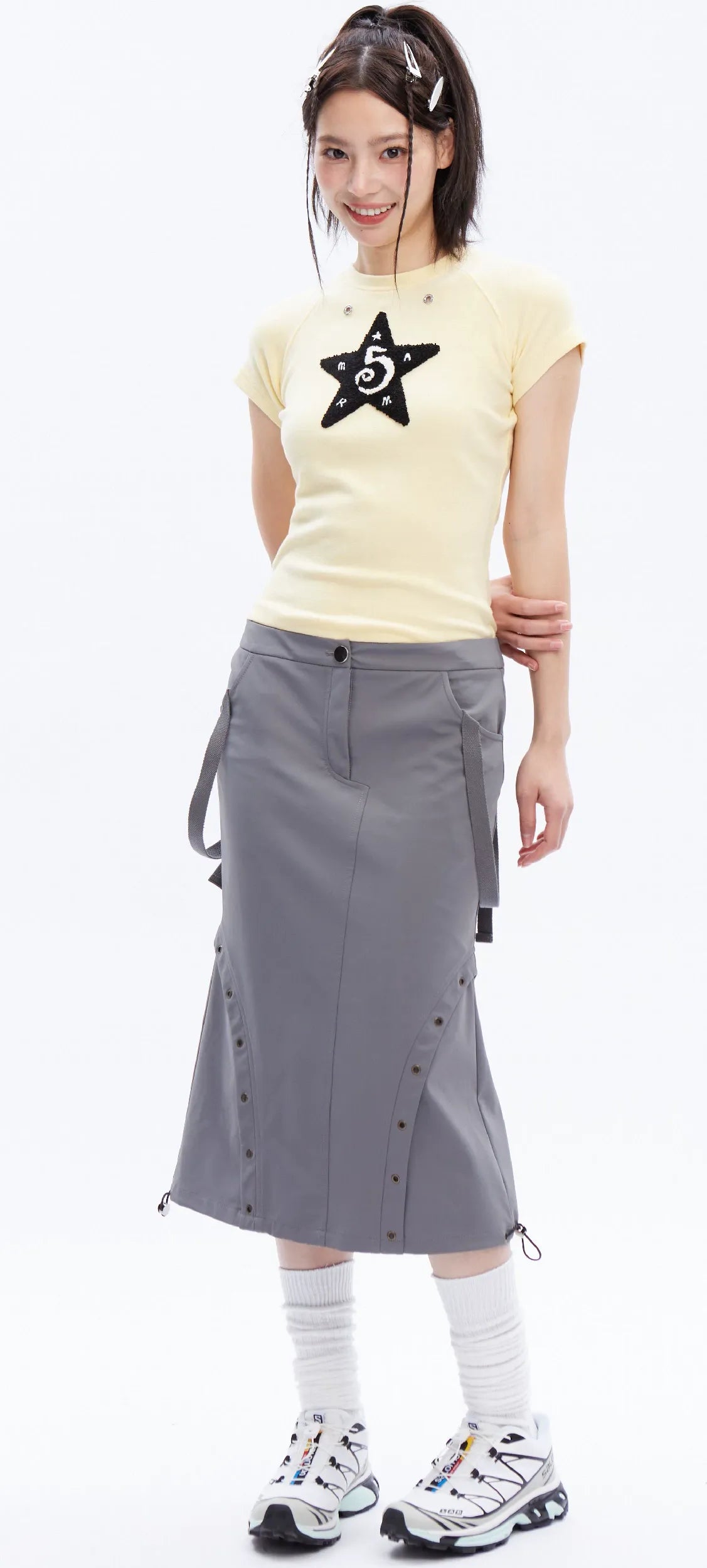 Star Applique Slim T-Shirt