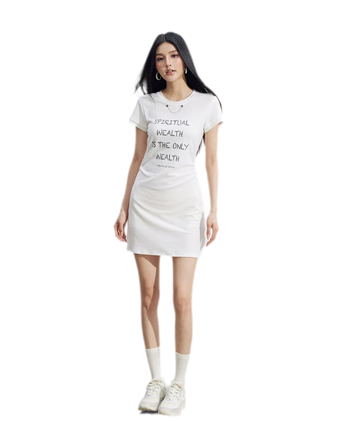 Chain Detail T-Shirt Dress