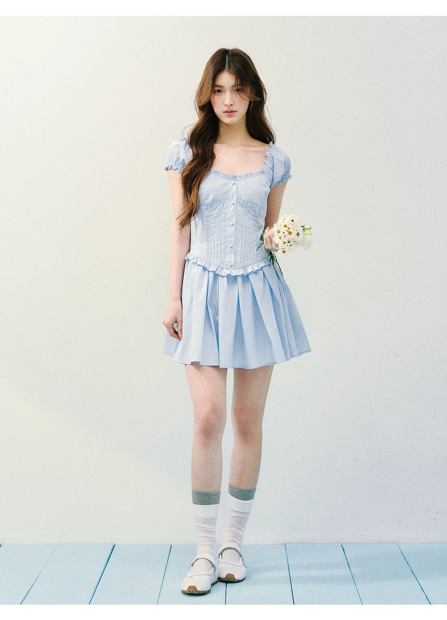 Sea Salt Afternoon Striped Tea Dress