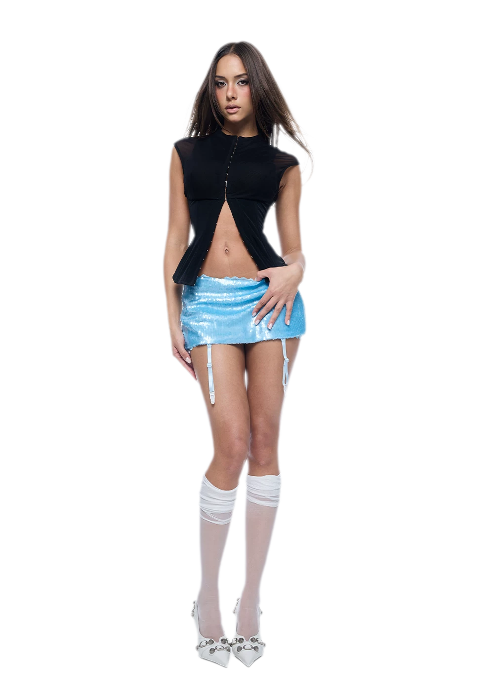Structured Fishbone Corset Top