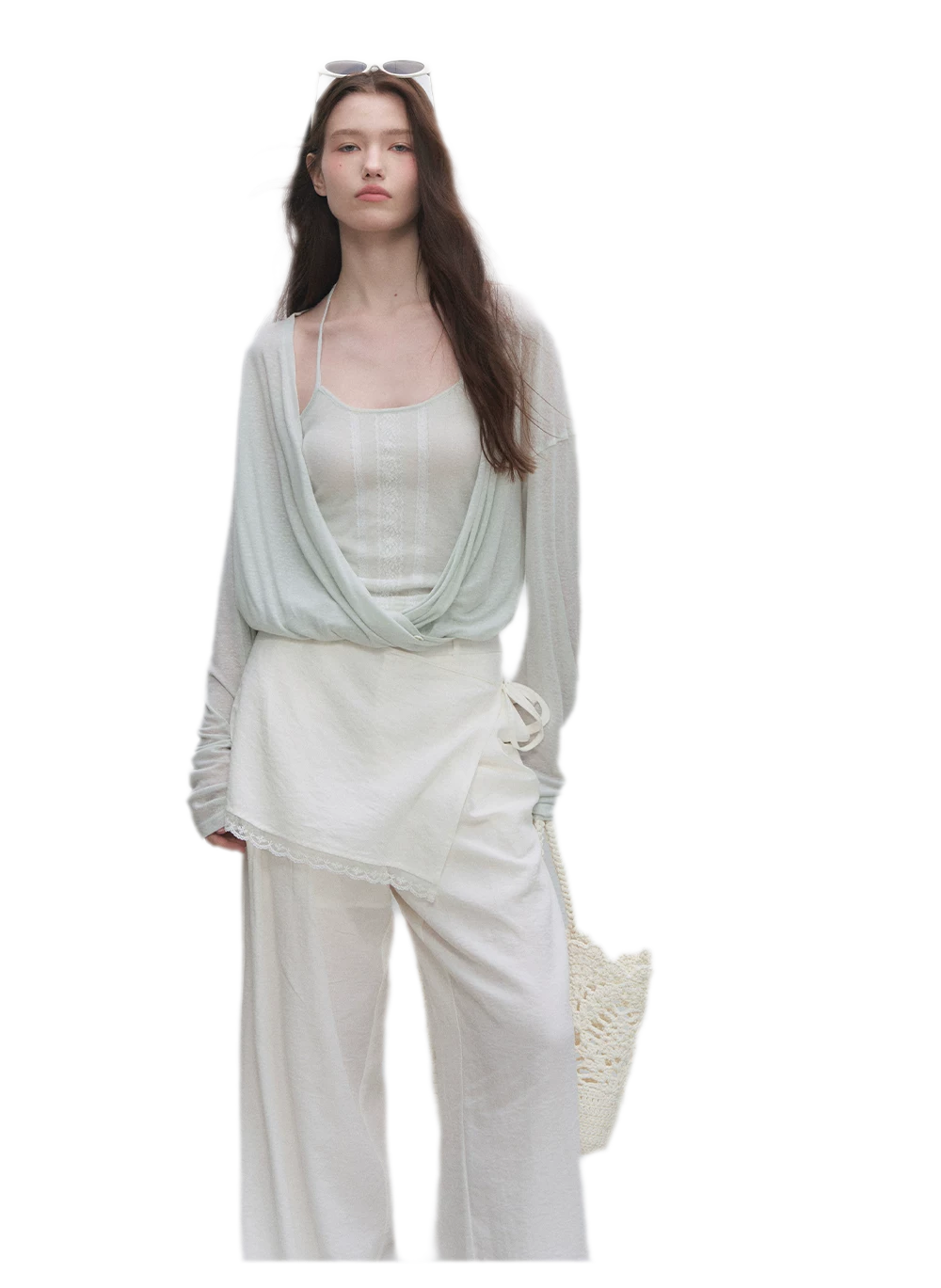 Lyocell Linen Lantern Sleeve Set