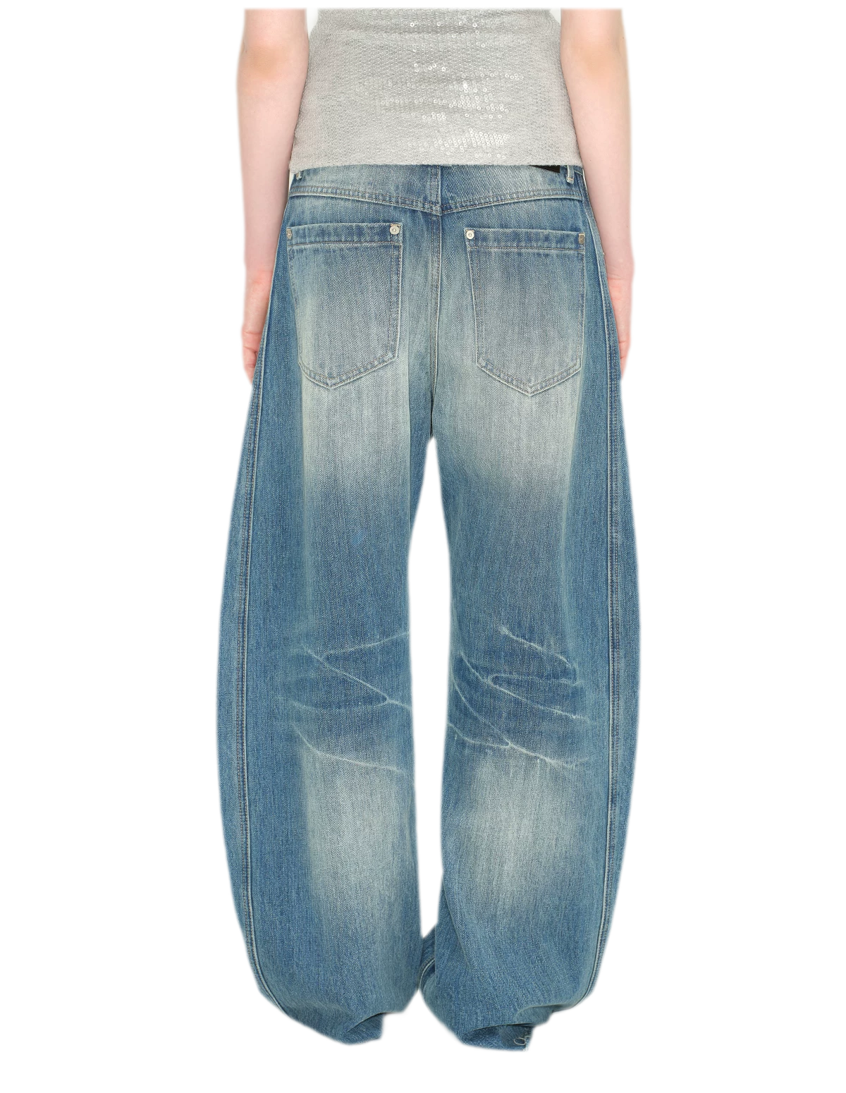 Vintage Washed Lightning Jeans