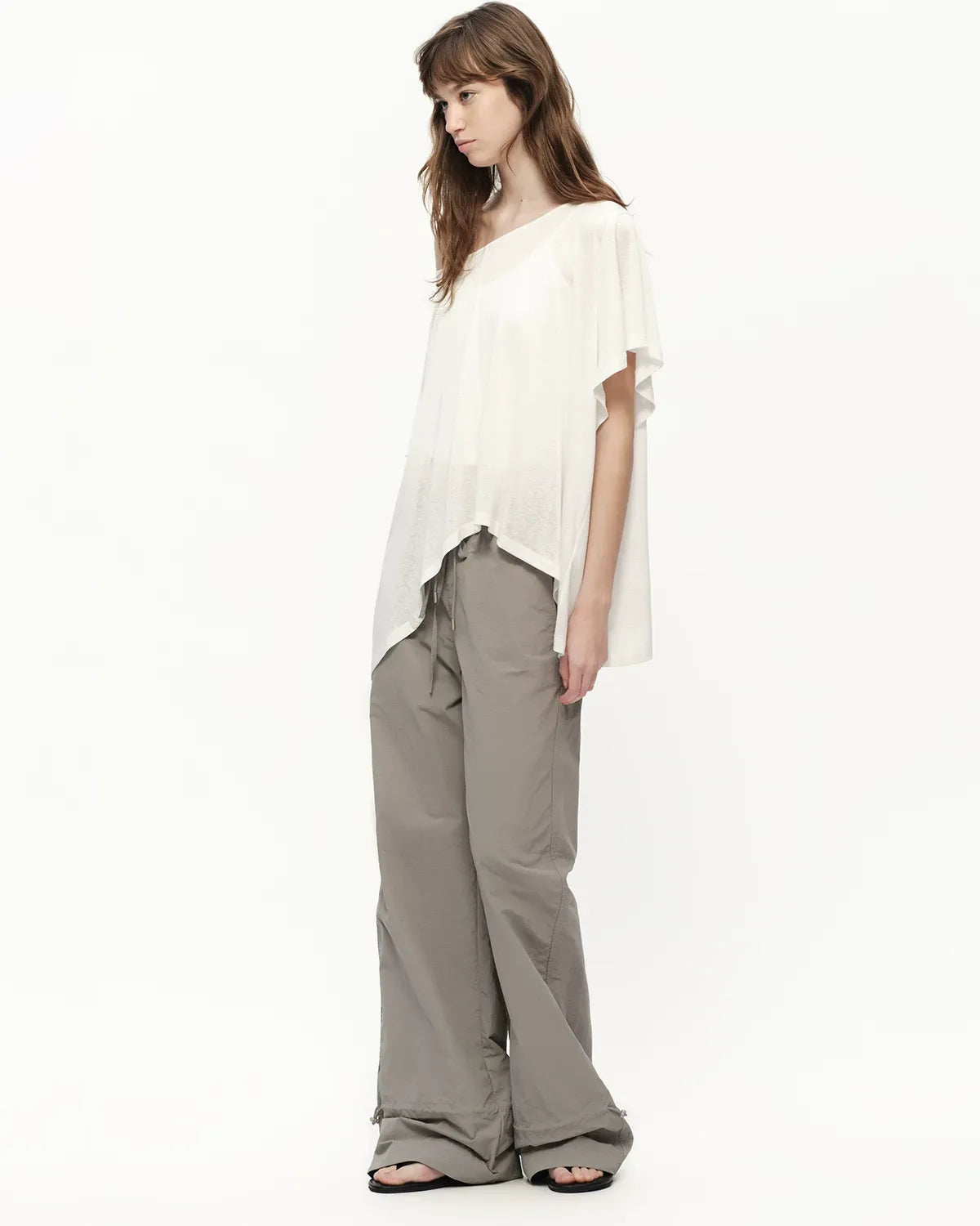 Lyocell Off Shoulder Tee