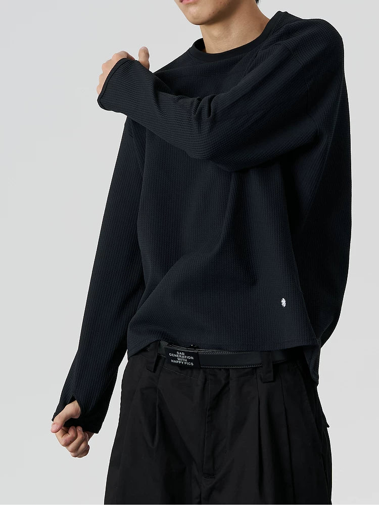 Sorona Waffle Long-Sleeve Top