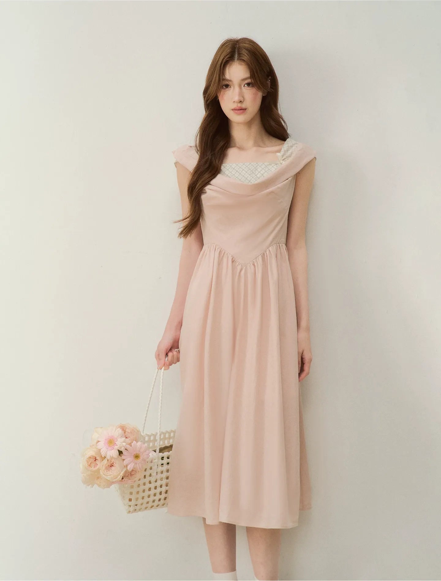 Lyocell Check Dress