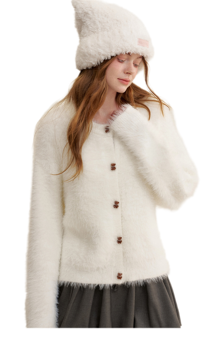 Snow Bear Knit Cardigan