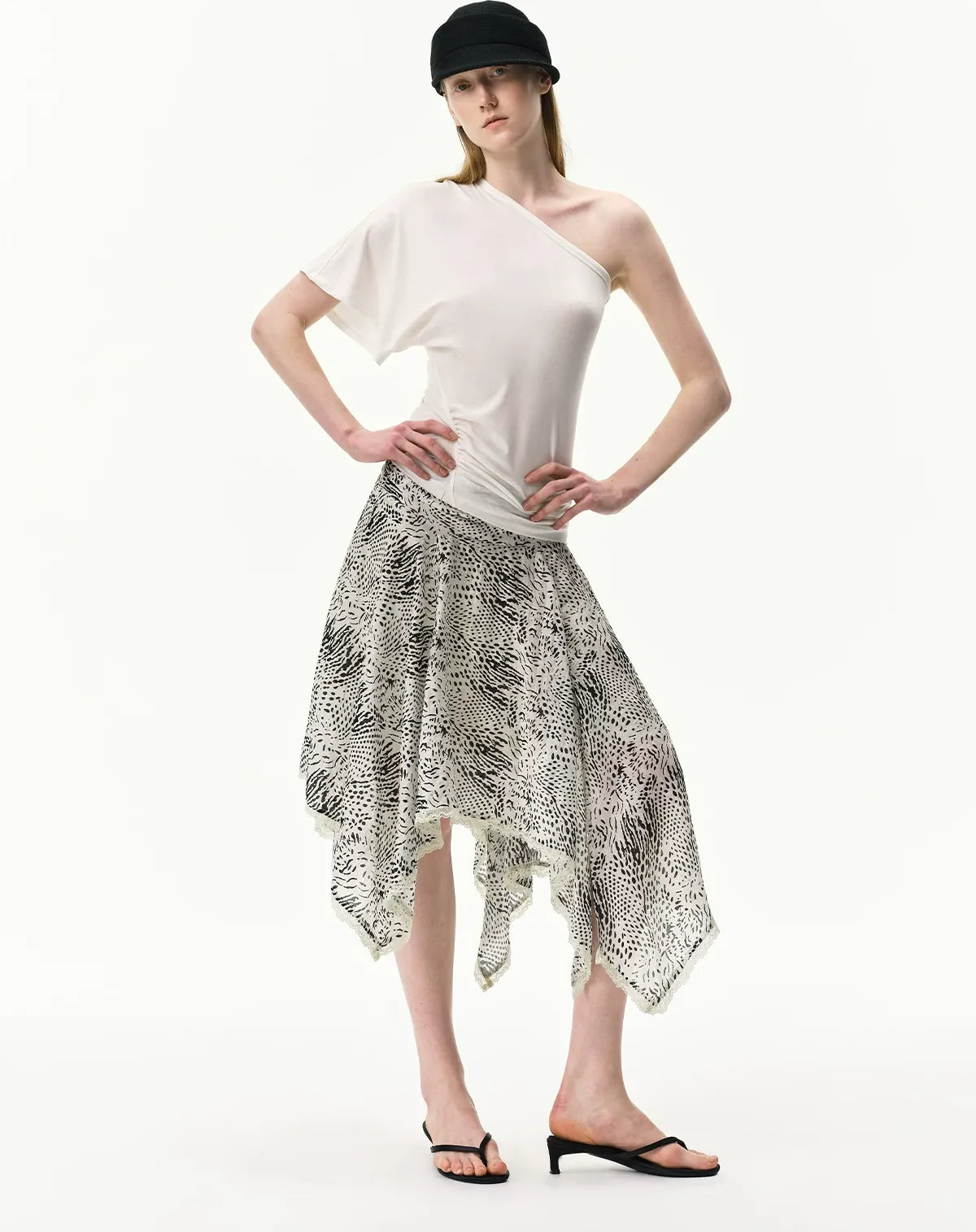 Zebra Lace Skirt