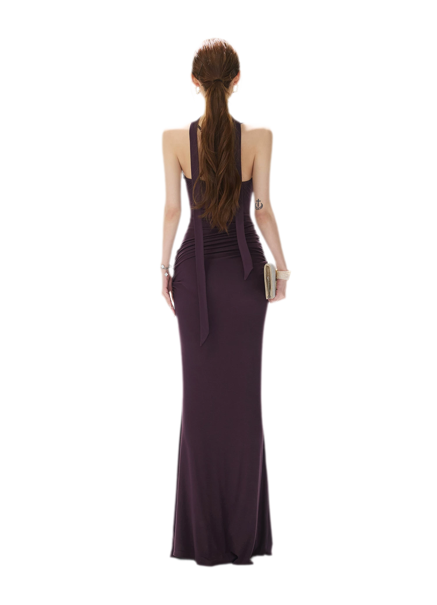 Draped Mermaid Cami Dress