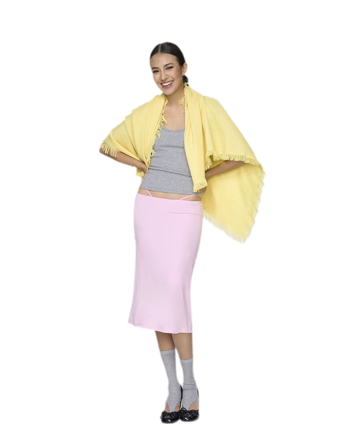 Fishtail Midi Skirt
