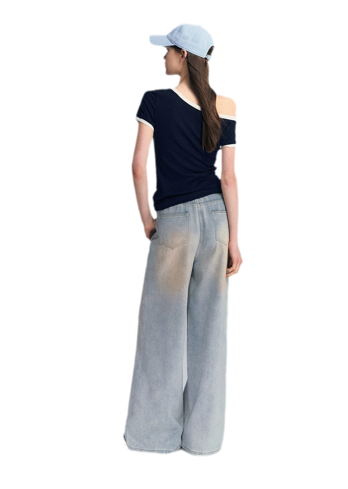 Lyocell Off-Shoulder Tee
