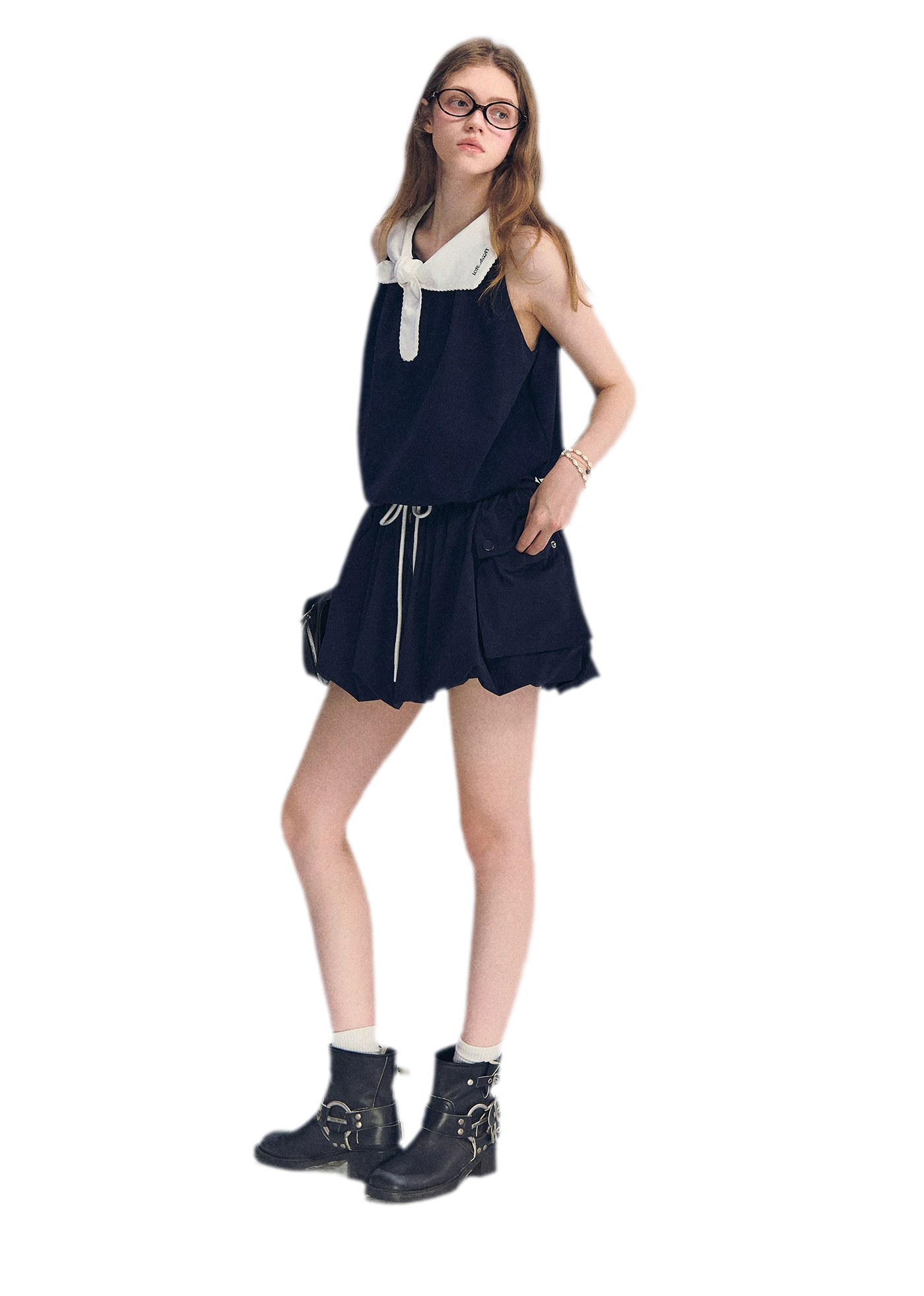 Rabbit Ear Peplum Top