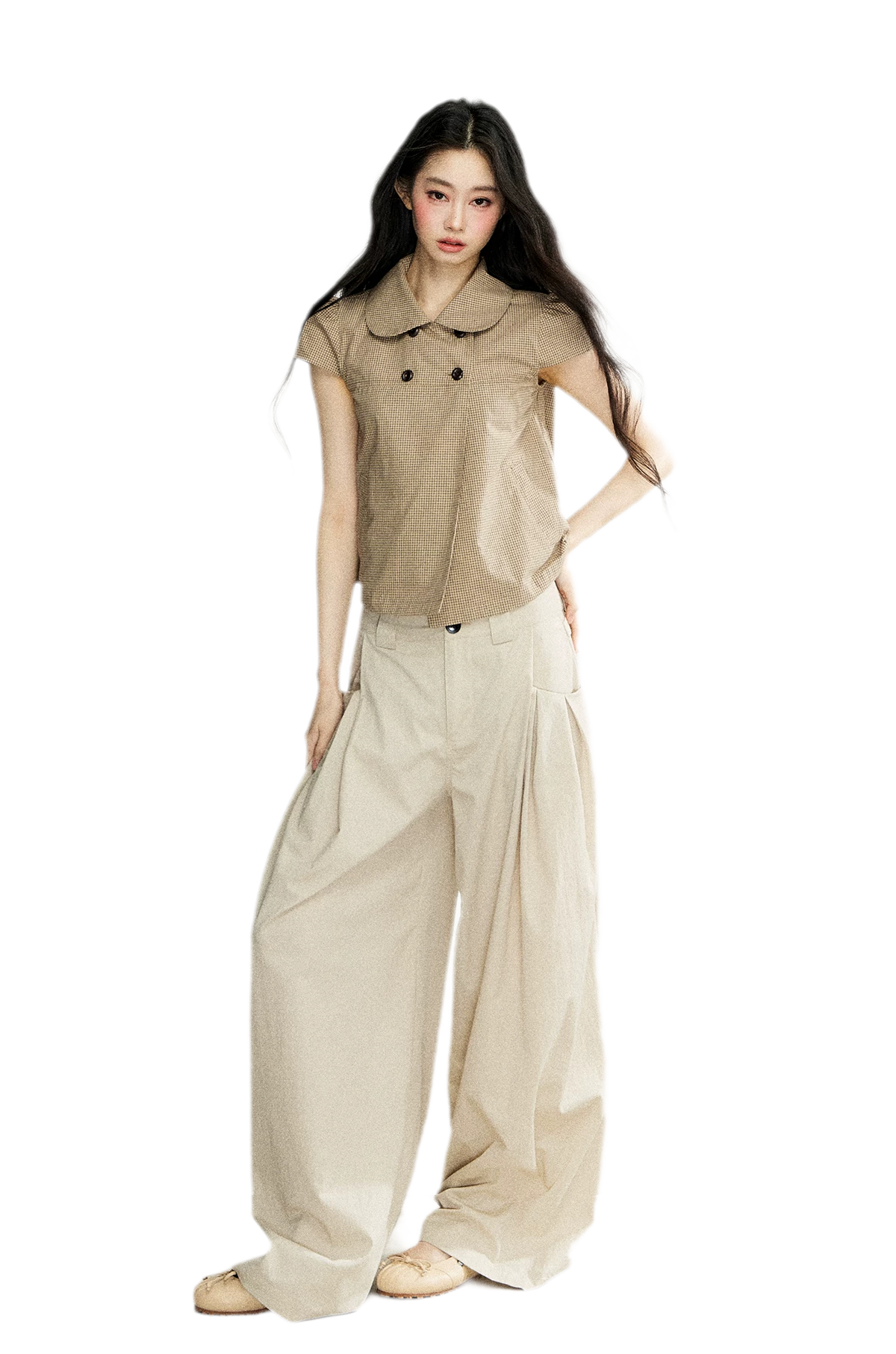 High Waist Wide Leg Pants