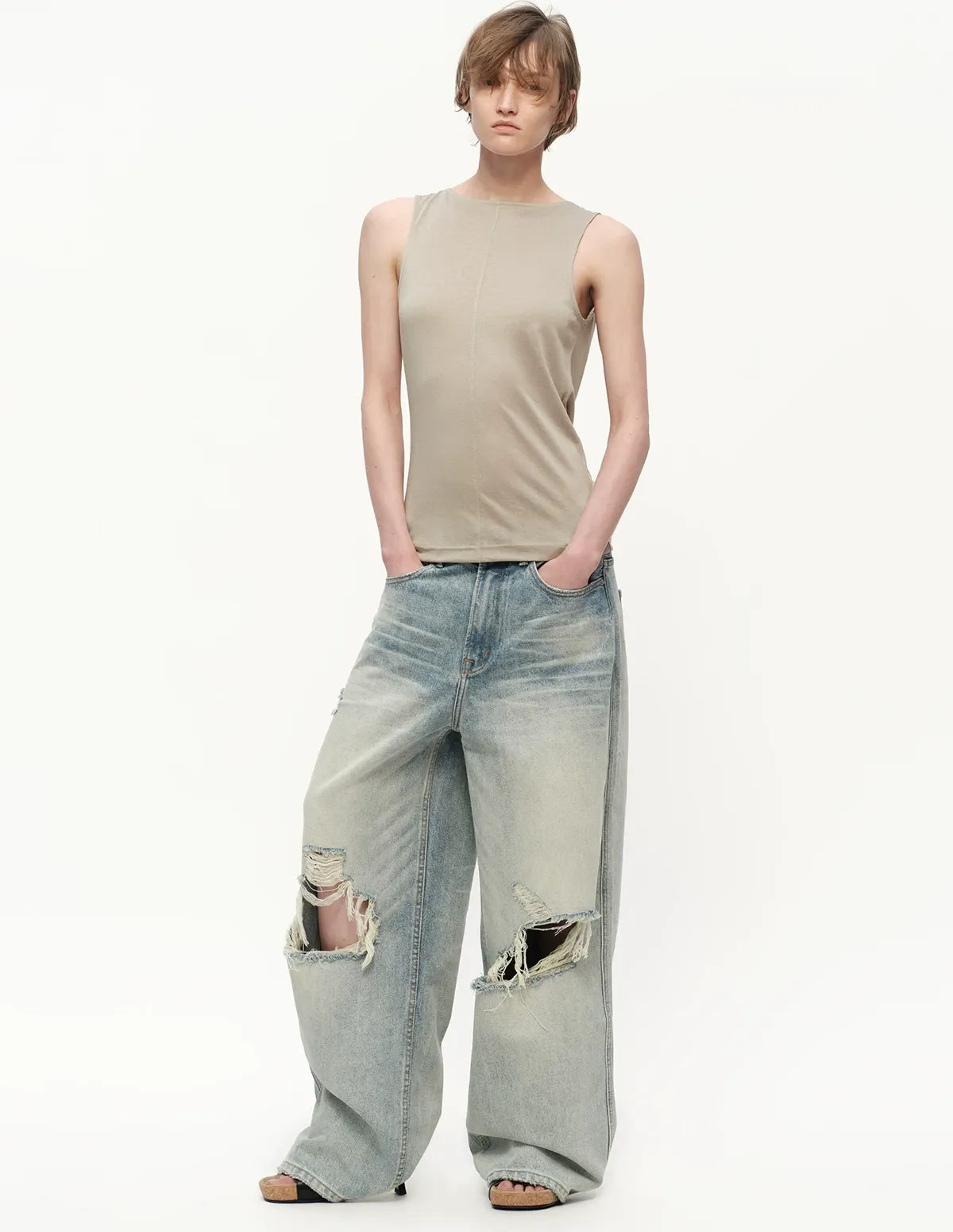 Snowflake Lyocell Back Tank