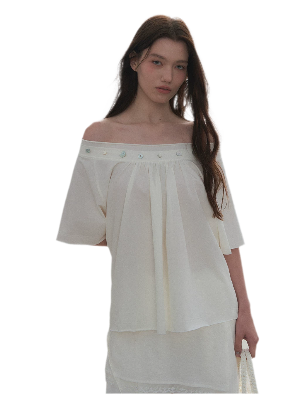 Modal Asymmetric Draped Top