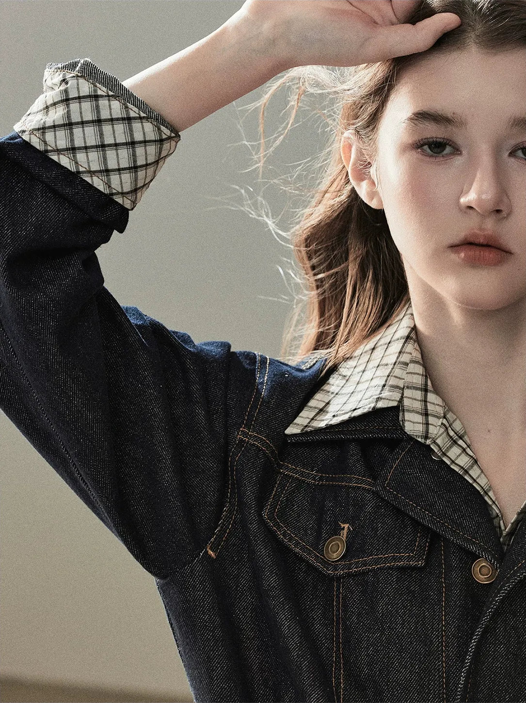 Stonewashed Denim Shirt Dress