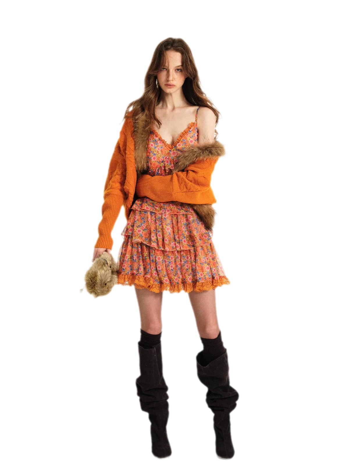 Cable Knit Batwing Cardigan