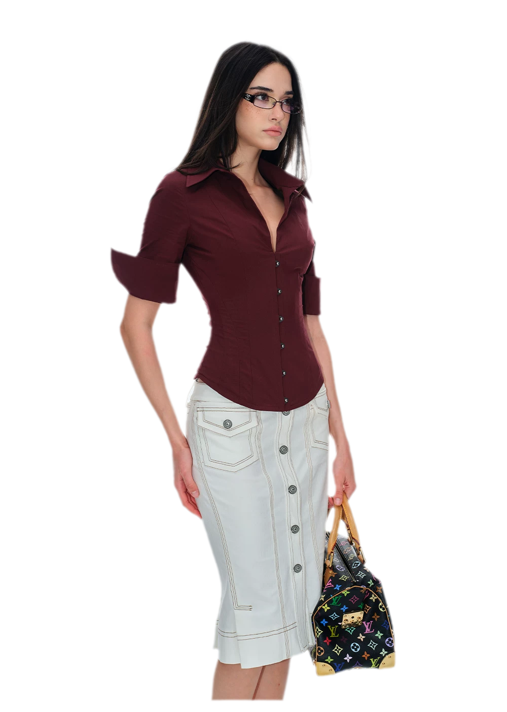 Steel Boned Waist Shirt
