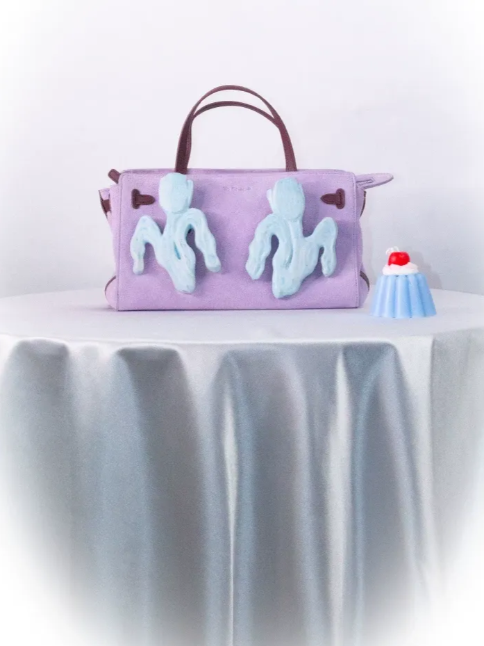 Handcrafted Ceramic Bow Bag