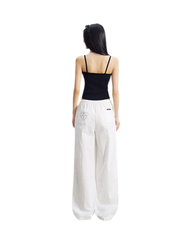 Heart Wide-Leg Pants