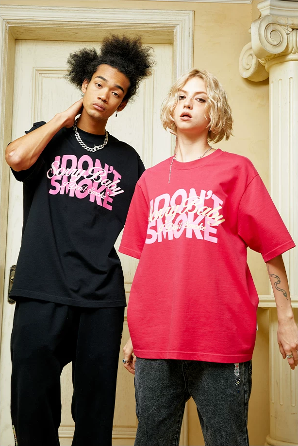 Street Style Logo Loose Fit T-Shirt