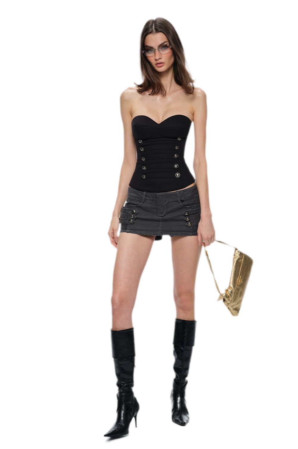 Cotton Utility Fitted Skort