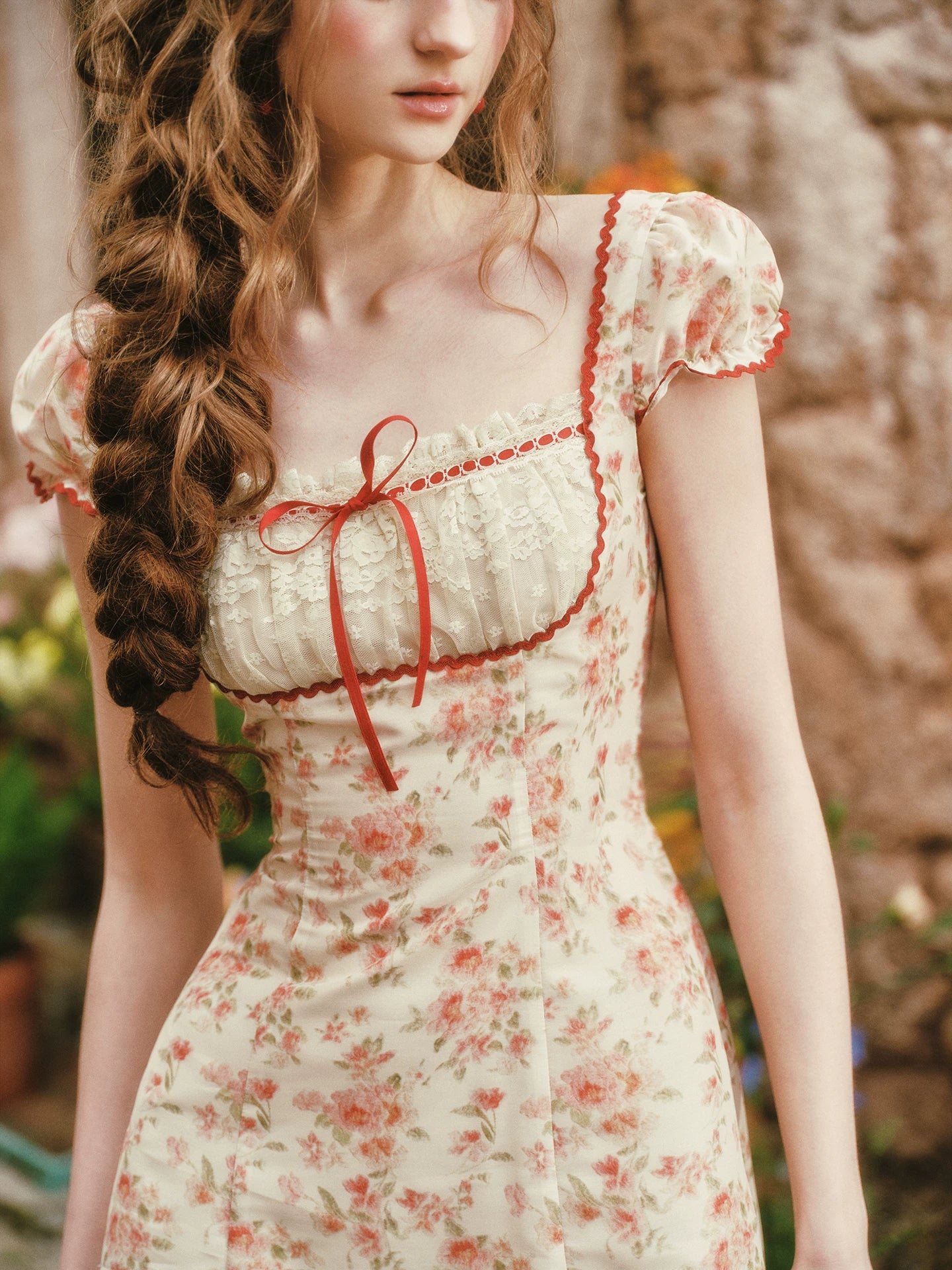 Lace Floral Dress