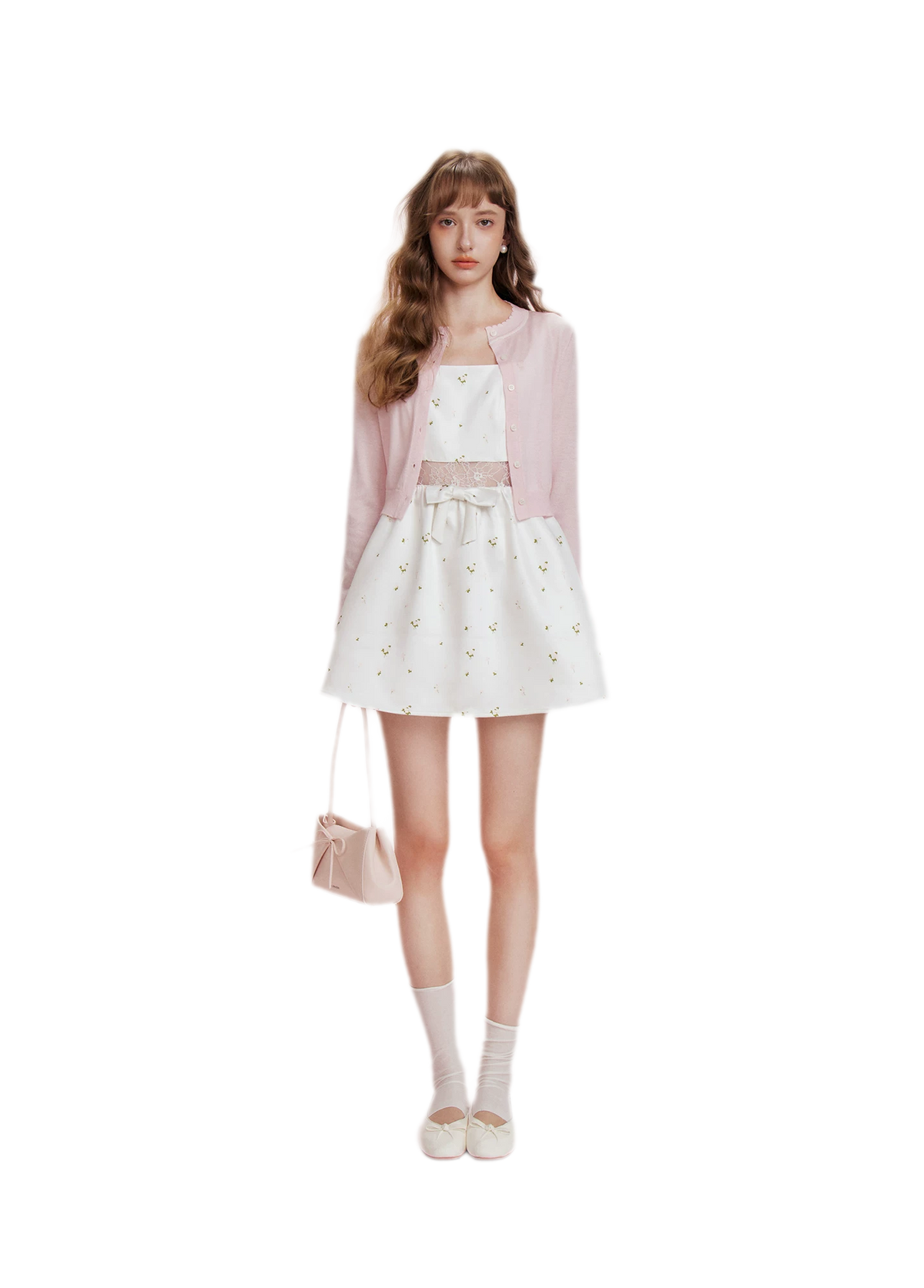 Lace Waist Satin Dress